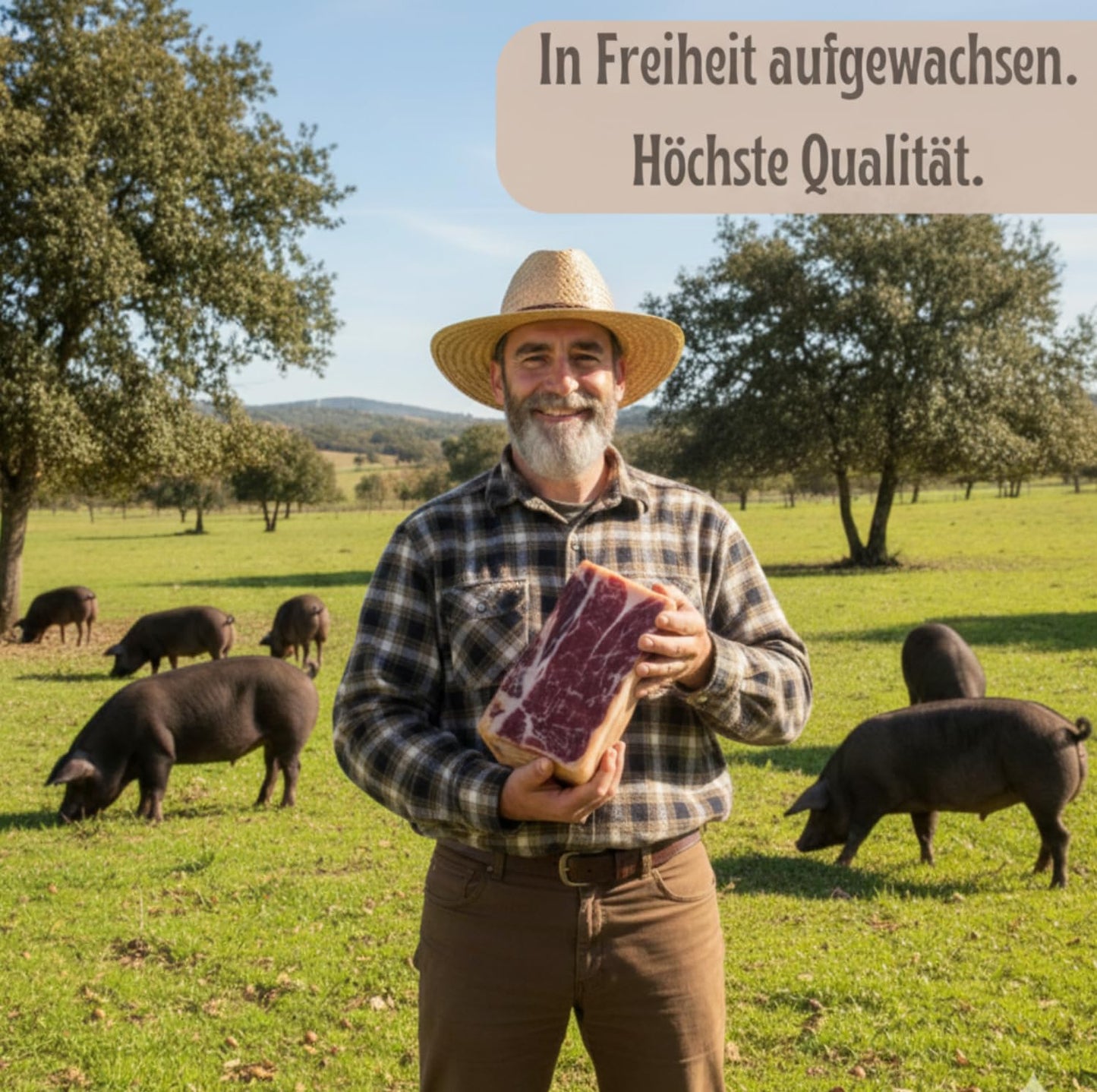 1kg Serrano Schinken am Stück | Spanischer Schinken | Jamon Serrano